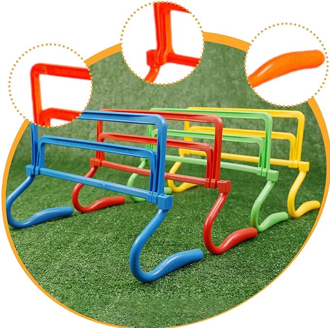pistro Speed Agility Hurdle Adjustable Training Equipment for Football Athletic Strength Speed and Agility Training