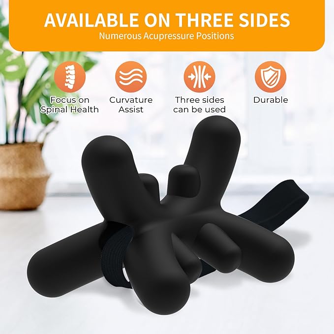 Docemel Occipital Release Tool,Neck Massager and Shoulder Trigger Point Massager for Headache Relief,Deep Tissue Trigger Point Massage Tool with Acupressure Design Targeting Hard-to-Reach Muscles