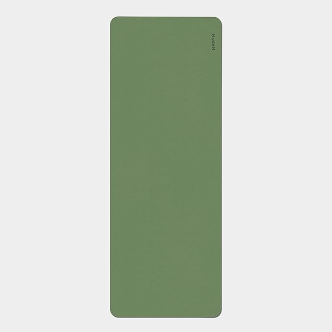WeGym Yoga Mat, 4mm Cushioned Exercise Mat for Yoga, Pilates, Home Workouts - Anti Slip Polyurethane Suede Yoga Mat with Carrying Strap