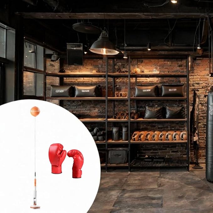 YIJU Boxing Reaction Ball Boxing Training Equipment Vertical Punch Practice Boxing Speed Ball Reflex Ball for Household Fitness