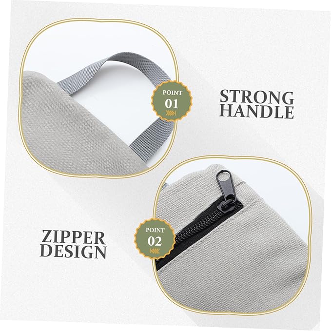 UPKOCH Canvas Arm Slimming Sandbag Weight Training Fitness Bag with Handle for Yoga and Exercise Adjustable Heavy Duty Workout Sandbag for Arm and Leg Training