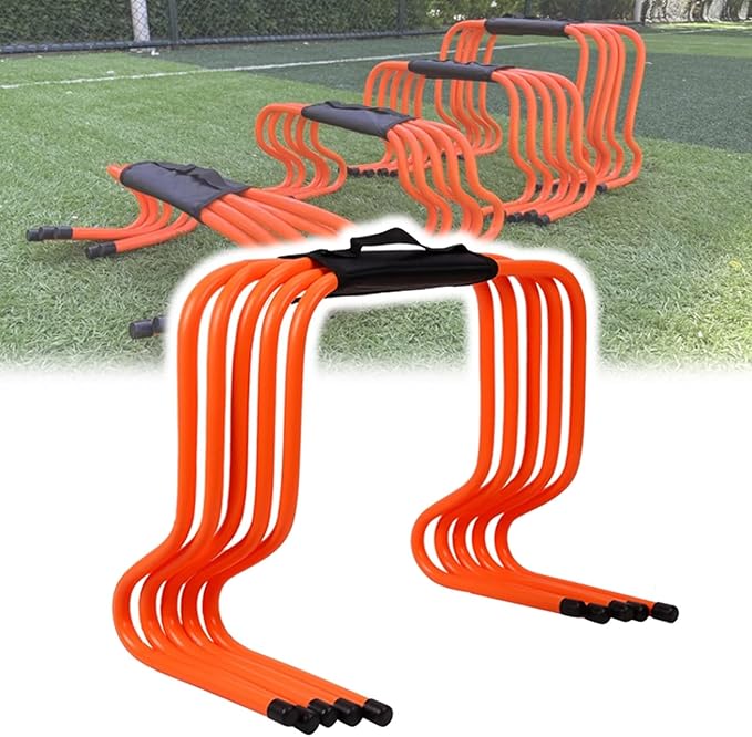 Speed Hurdles for Agility Training, Football Training Equipment, Indoor and Outdoor Use, All Purpose Practice Equipment for Soccer Basketball Tennis(23cm/9in)