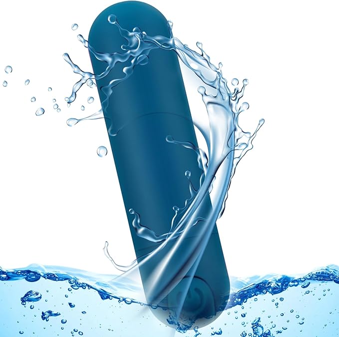 Handheld Electric Back Massager - Mini Waterproof Deep Tissue Blue