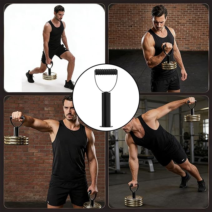 Adjustable Kettlebell Converter, Dumbbell Gripper Accessory, Heavy-Duty Plate Lifting Tool for Home Gym, Portable Strength Training Equipment with Easy Use, Exercise Gear with Modern Design