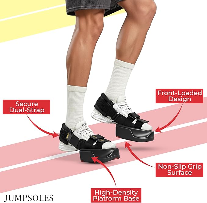 Jump Training System – Vertical Leap Speed & Agility Trainer Improves Foot & Ankle Strength Jump Shoes for Achilles & Plantar Fasciitis Relief