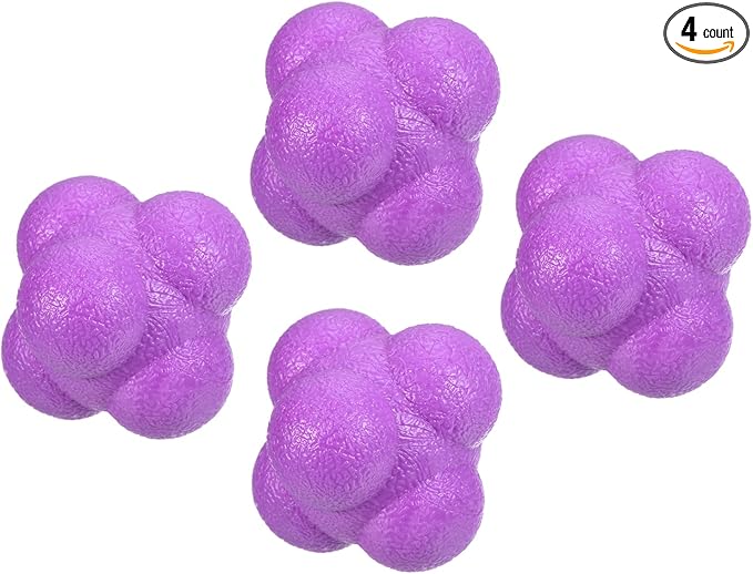 PATIKIL Bounce Reaction Balls Coordination Training Ball, Agility Trainer TPR High Difficulty for Speed Reflex