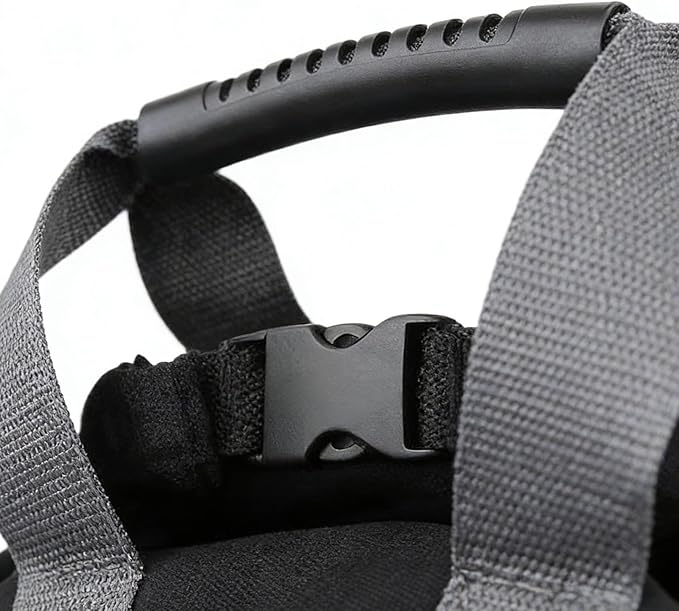 Adjustable Weight Sandbag, 0–35 Lbs Kettlebell Training Equipment, Portable Workout Bag with Handle for Fitness Strength Training Bodybuilding Yoga and Home Gym Exercise