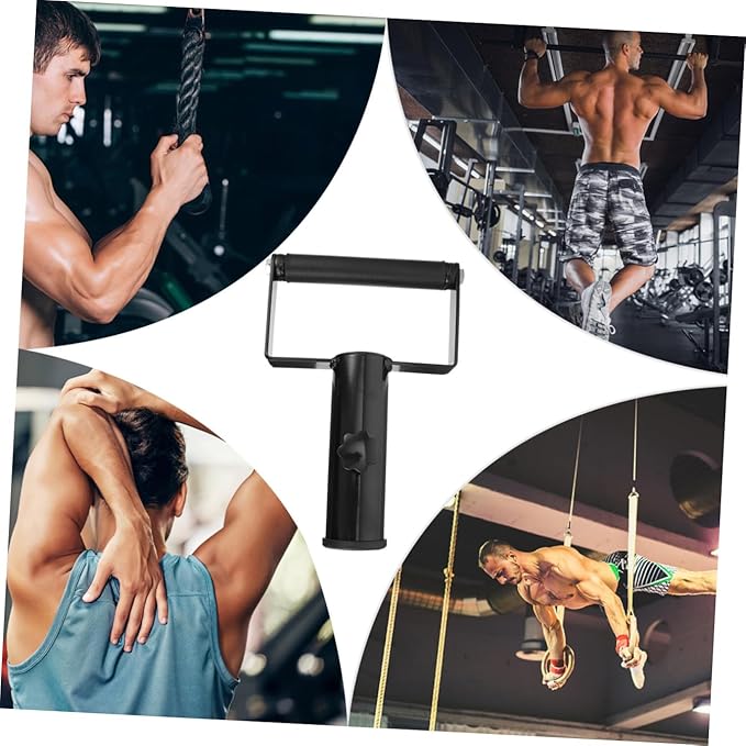 1Pc Barbell Grip Handle for T Bar Row Attachment Comfortable Fitness Equipment for Home Gym Easy to Install Barbell Rod Holder for Strength Training