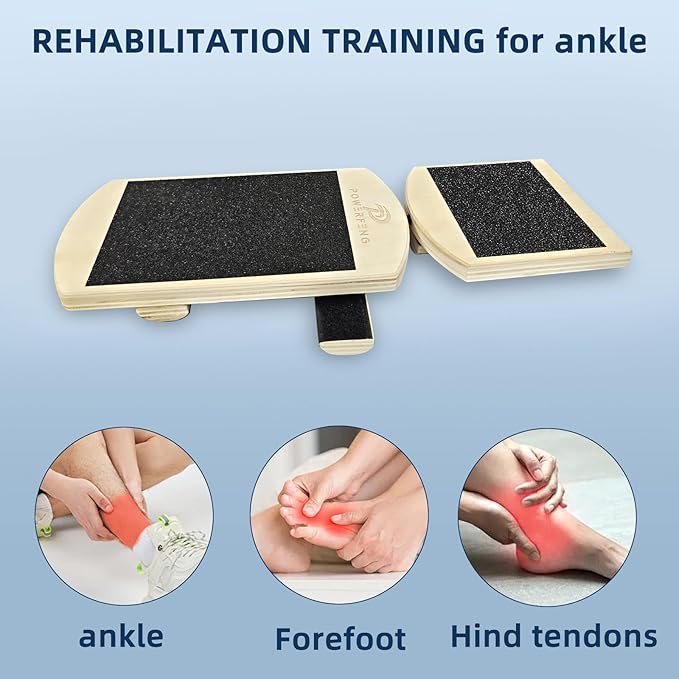 Ankle Balance Board Foot Strengthener: Foot Trainer Stretcher - Sprained Balance Board Plantar Fasciitis Relief