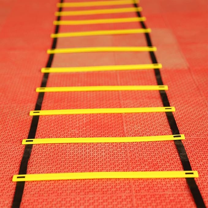 Agility Ladder - Football Speed Training Equipment with Instant Set-Up Design, Durable Ladder with Storage Bag Included, Perfect Exerciser for Sports Tennis Hockey Badminton Soccer Basketball Drills