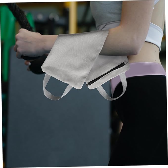 Fitness Sandbag Workout Bag for Weight Training Yoga and Agility Exercises Versatile Sandbag with Handles for Muscle Building and Cardio Training Gray