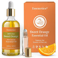 Sweet Orange Essential Oil 4oz - 100% Natural - Infused with Olive & Sunflower Oils - Perfect Orange Essential Oil Organic for Aromatherapy, Skin, Massage & Cleaning