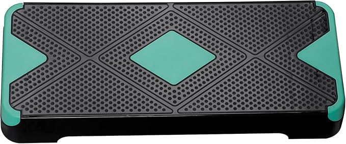 ZENY 26.5 inch Aerobic Step Platform with 4 Step Risers, Height Adjustable Exercise Stepper for Home Gym Workouts, 400 lbs Capacity