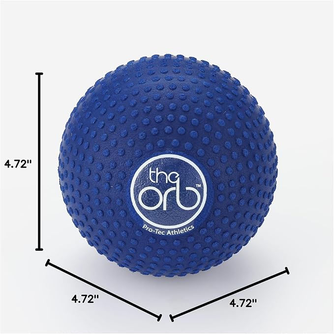 Pro-Tec Athletics Orb Massage Balls, Vary in Size and Color, Deep Tissue Massage, Muscle Relief, Promotes Flexibility, Hamstring, Quadriceps, Calf, Multi-Directional Massage Ball, Working Out