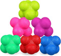 BESPORTBLE 6pcs Hexagonal Reaction Ball Agility Balls for Sports Training Enhance Reaction Agility Safe Materials for Fun Workouts for Soccer Basketball Volleyball Practice