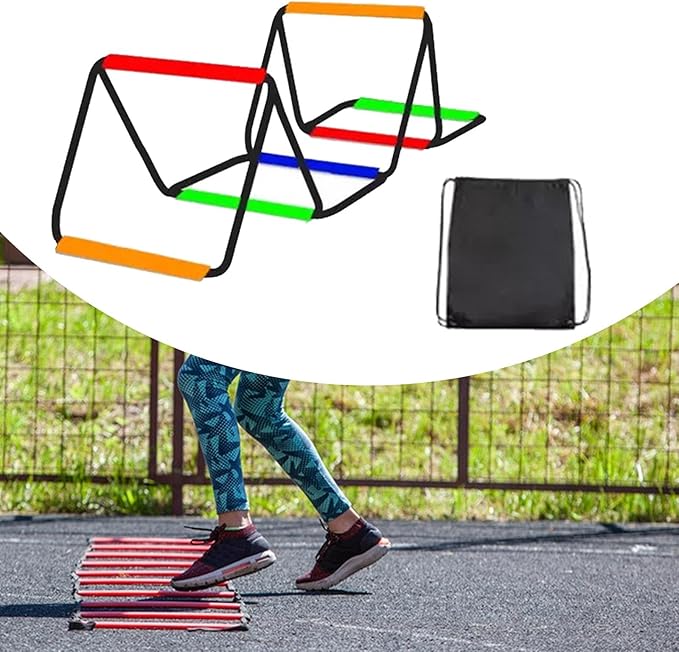 Portable Agility Ladder for Soccer and Volleyball Workout