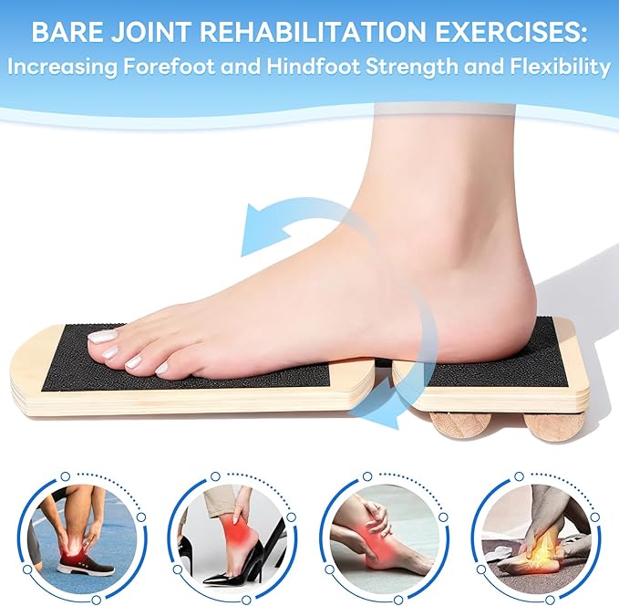 Ankle Balance Board & Ankle Strengthener for Physical Therapy Rehab, Plantar Fasciitis Relief, Stability Training, Balance Training – Foot Strengthener & Single Leg Balance Board