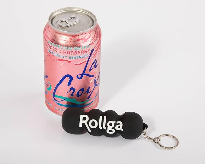 Rollga Micro - The Better Hand & Foot Roller for Plantar Fasciitis, Deep Tissue Massage, Physical Therapy, & Trigger Point Release. More Targeted Pressure Than A Lacrosse Ball. Solid Rubber.