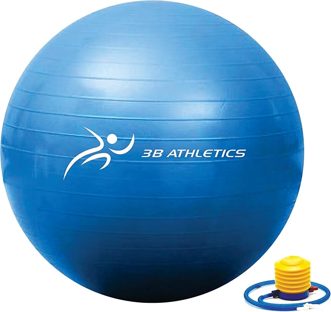 Anti-Burst Yoga Ball for Pregnancy, Slip Resistant Exercise Ball, 2 Sizes – Fitness Equipment for Home Gym, Exercise Equipment for Women, Pregnancy Must Haves, Maternity Support, Home Gym Accessories