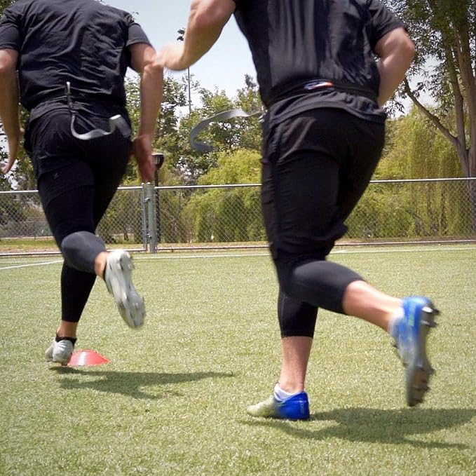 REACTIV TRAINER Evasion Belt (1 & 3 Pack) 1v1 Agility & Reaction Belt Coaching Equipment - Soccer, Basketball, Football, Lacrosse Defensive Trainer (Adult & Youth) Plus Training Videos