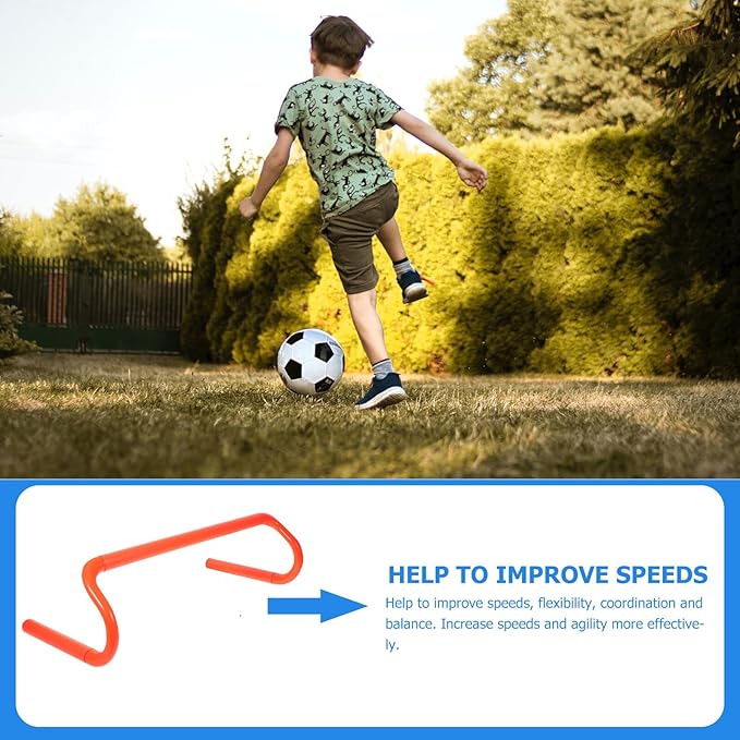 Cabilock Agility Training Hurdle for Portable Football Soccer Speed Hurdle Equipment for Outdoor Indoor Sports Training and Skill Development