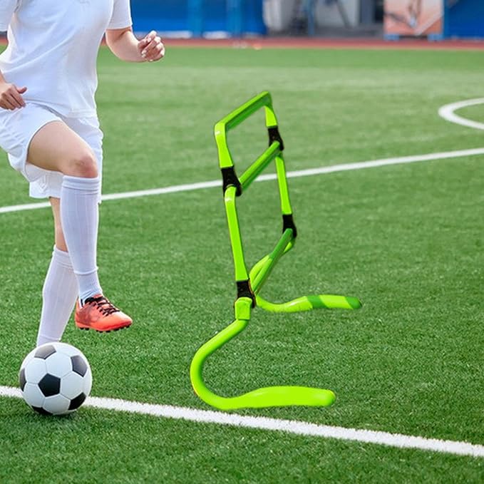 Agility Training Hurdles 4 Height Adjustable Portable Speed Training Equipment for Obstacle Courses