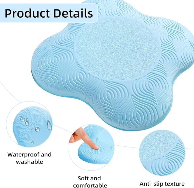 2 packs Yoga Knee Pad Mats Extra Thick for Knees Elbows Wrist Hands Head Foam Pilates Kneeling pad Yoga Knee Cushion Thick Exercise Pads for Knees Elbows Wrist Hands Head Foam Pilates Kneeling pad，Support Foam Pads for Women and Men