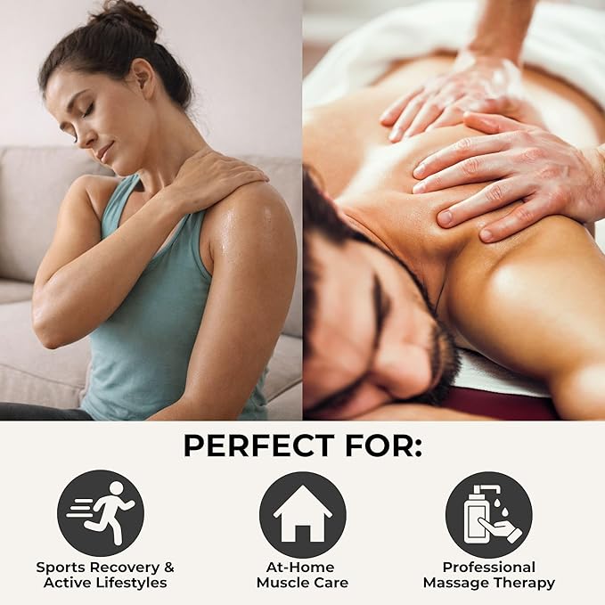 Prossage Heat Warming Relief Massage Oil for Therapuetic Massages, Deep Tissue Massages, and Aromatherapy, Topical Reliever, 32 Ounce Bottle