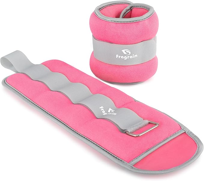 Ankle Weights, 1/2/3/4/6/8/10 LBS 1 Pair Wrist Leg Arm Weights for Women, Kids and Men, Comfortable and Soft, Perfect for Dancing, Running, Walking, Fitness, Workout, Physical Therapy