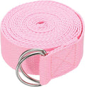 Yoga Strap for Stretching, Athletic Stretch Band with Adjustable Metal D Ring Buckle Yoga Bands