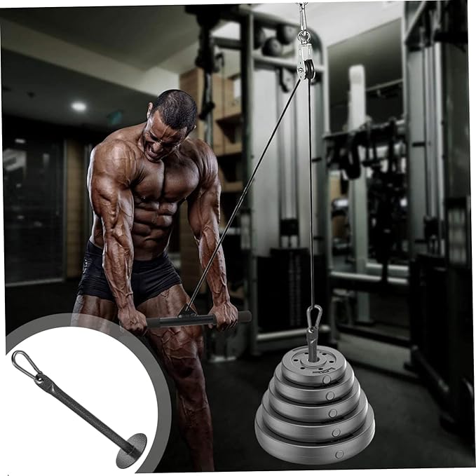 TOYANDONA Fitness Loading Pin Weight Plate Storage Rack Portable Barbell Slice Rod for Strength Training Equipment High Grade Compatible with Fitness Pulley Systems