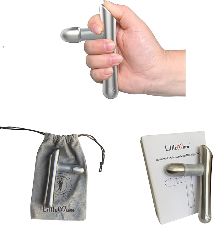 T-Bar Massage Tool - Myofascial & Foot Reflexology Massager, Stainless Steel, Heavy Duty