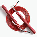 Speed Jump Rope - 360° Swivel Ball Bearing - Adjustable steel coated rope-Aluminum Anti Skipping Handle -Fitness Training Boxing Sports Exercises -Suitable for Kids and Adults