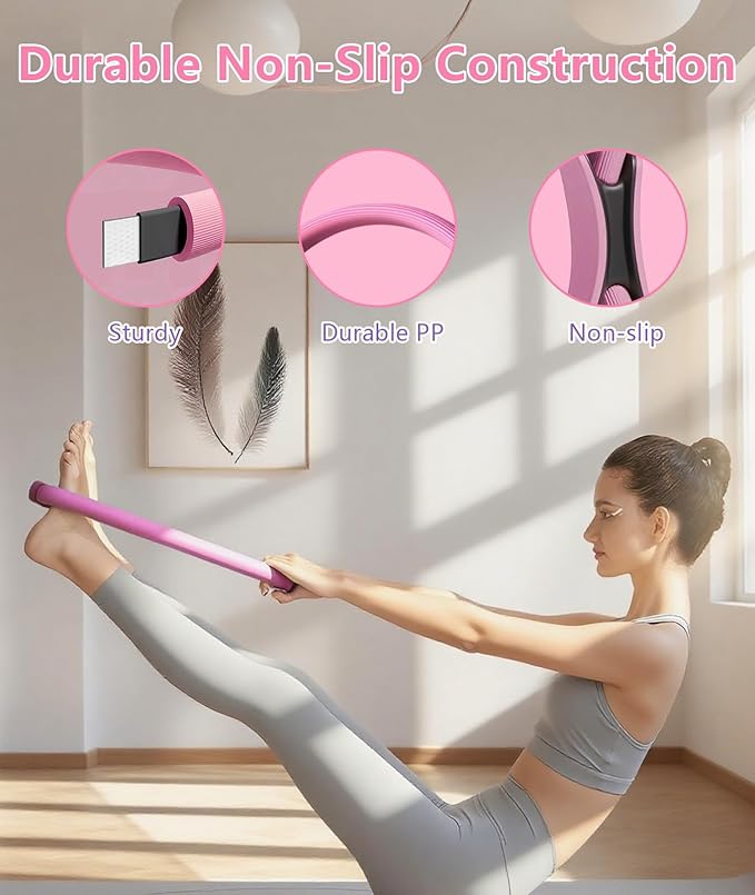 Pilates Ring Set with Adjustable Resistance