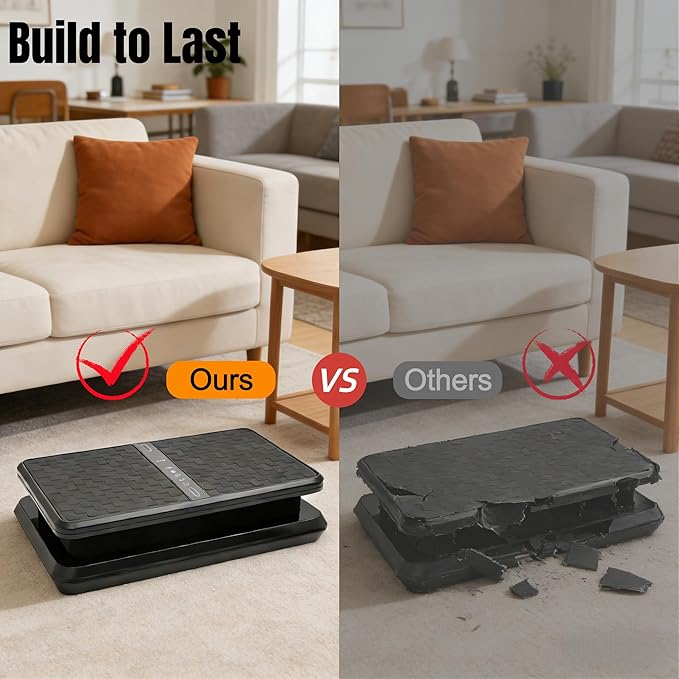 Vibration Plate Exercise Machine with Remote Control, 330 lbs Capacity 99 Speed Levels Vertical Vibration Platform for Full Body Workout, Green & Black