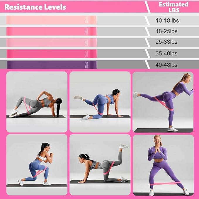 Pilates Ring Essentials Kit for Women，Home Pilates Kit with 9.8” Pilates Balls, Resistance Bands, Yoga Socks, Magic Circle, Carrying Bag, 13-Piece Home Workout Set
