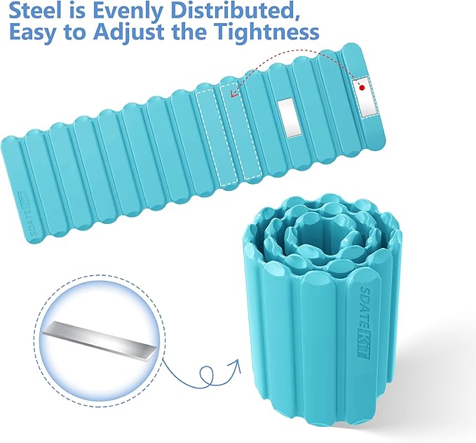 Wrist and Ankle Weights for Women & Men 2 Pack (1lb Each), Adjustable Silicone Wearable Arm & Leg Weights for Pilates, Gym, Yoga, Cardio, Strength Training