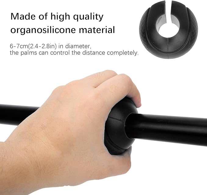 VGEBY Barbell Grips Dumbbell Grips Thick Adapter 2Pcs Weightlifting Strength Training Pull Up