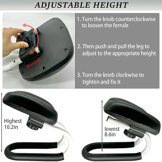 Meditation Stool，Portable Metal Kneeling Stool， with Anti-Slip Covers and Adjustable Height，The Angle Design is Ingenious and Ergonomic，Ergonomic，Suitable for Prayer, Meditation and Yoga
