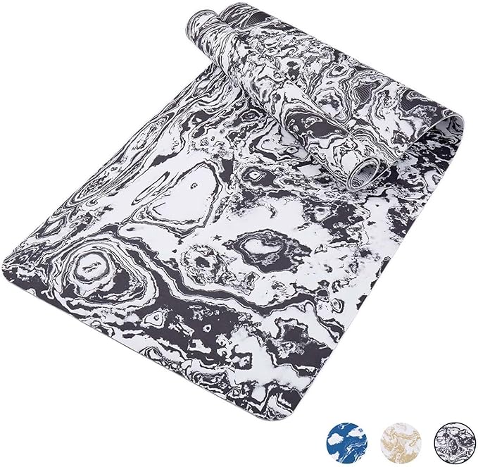 Yoga Mat Exercise Yoga Mat Print With Designed Exericise Mat 72 X 24inch Multi-Purpose Workout Mat For Women Pilates Fitness And Floor Exercises