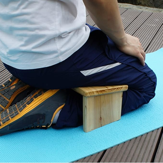 Meditation Bench Foldable Portable Solid Wood Ergonomic Meditation, Yoga, Prayer Beautiful and Practical