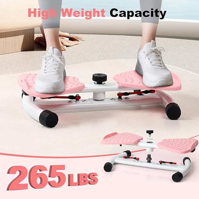Waist Twister Machine Exercise, Ab Twister Board, Twister Exercise Machine, Noiseless Waist Sculptor Waist Twisting Fitness Tool, Weight Loss Exercise Equipment for Slim Waist Belly Fat, Home Gym for Women & Men