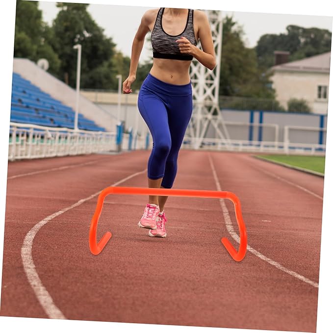 Portable Detachable PVC Agility Hurdles for Football Training Lightweight Jumping Training Rack Carry Bag for Outdoor Sports and Speed