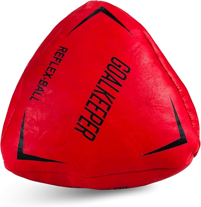 Goalkeeper Reflex Training Ball – Prisma Irregular Shape Soccer Goalie Reaction Ball for Reflex, Agility, Hand-Eye Coordination & Keeper Drills – Durable Bounce Trainer