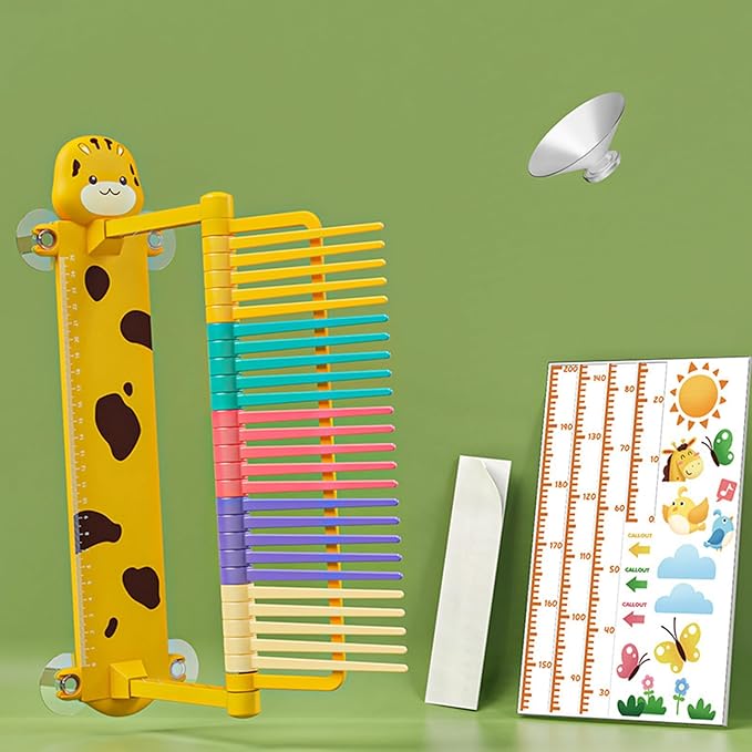 Vertical Jump Tool Kids – Adjustable Test Pole, Training Stick Equipment | Height Measuring Sport Aid, Educational High Jump Tester, Fun Skill Builder with Marker for Playground, School and Gift Uses