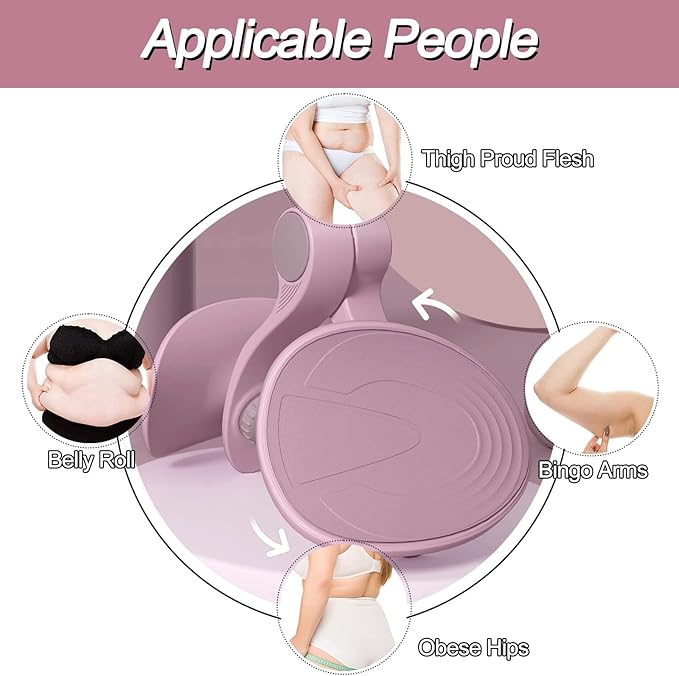 Pelvic Floor Exercise Devices, Inner Thigh Kegel Exerciser, Kegel Trainer for Postpartum Rehabilitation, Exerciser of Thigh at Home, Hip Under Desk Exercise Men Women with Band