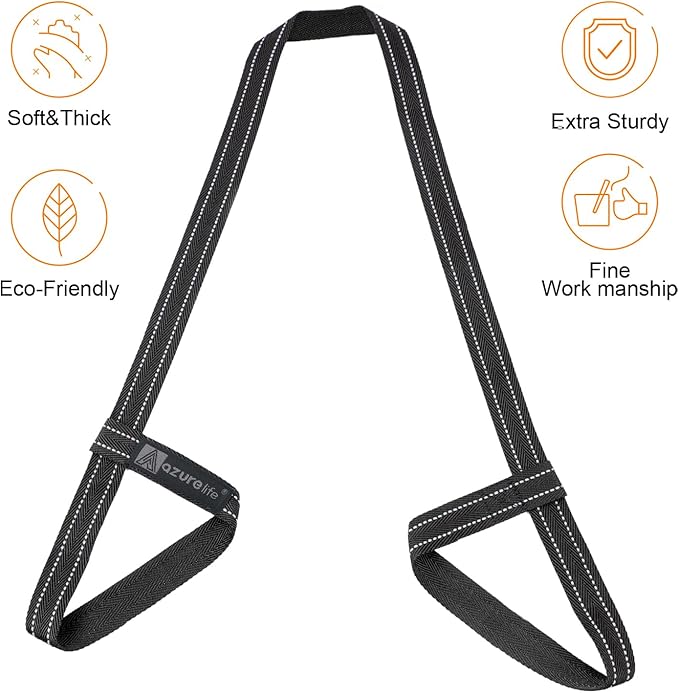 [MAT NOT Included] Yoga Mat Sling, Yoga Mat Straps for Carrying, Easy-Cinch Yoga Mat Holder Strap