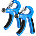 FitBeast Grip Strength Trainer 2 Pack – Adjustable Hand Grip Strengthener for Strength Training & Rehabilitation, 10-132 lbs Resistance Forearm Strengthener, Ideal for Athletes, Rehab, Office
