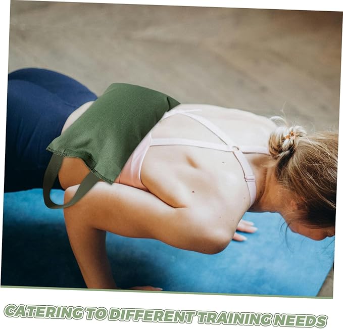 2kg Weighted Sandbag Handle for Yoga and Fitness Exercise Bag for Strength Training Portable and Weighted Canvas for Dance and Workouts