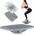 Professional Wooden Balance Board, 360 Degree Portable Wobble Board with Comfortable Surface, Standing Desk Rocker Board for Physical Therapy, Core Strength Stability Training